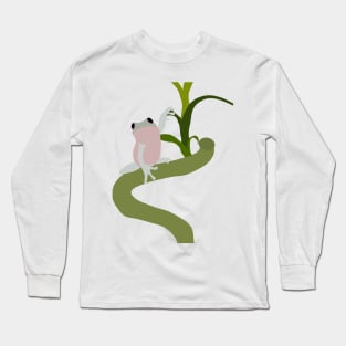 Frog on a flower Long Sleeve T-Shirt